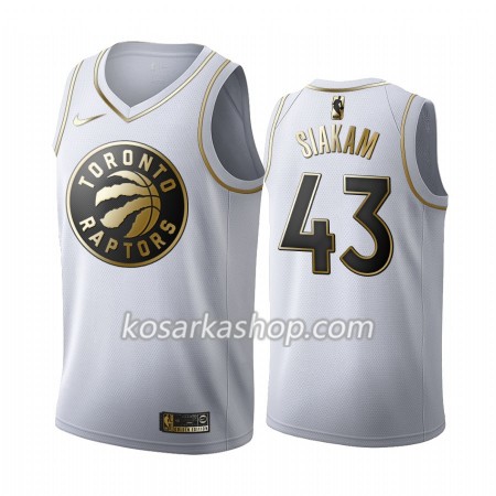 Dres Toronto Raptors Pascal Siakam 43 Nike 2019-20 Bijela Golden Edition Swingman